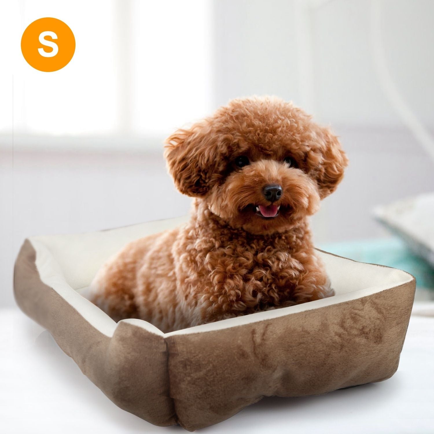 Pet Dog Bed Soft Warm Fleece Puppy Cat Bed Cozy Nest Sofa Bed Cushion Mat
