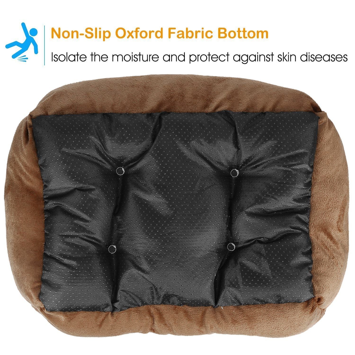 Pet Dog Bed Soft Warm Fleece Puppy Cat Bed Cozy Nest Sofa Bed Cushion Mat