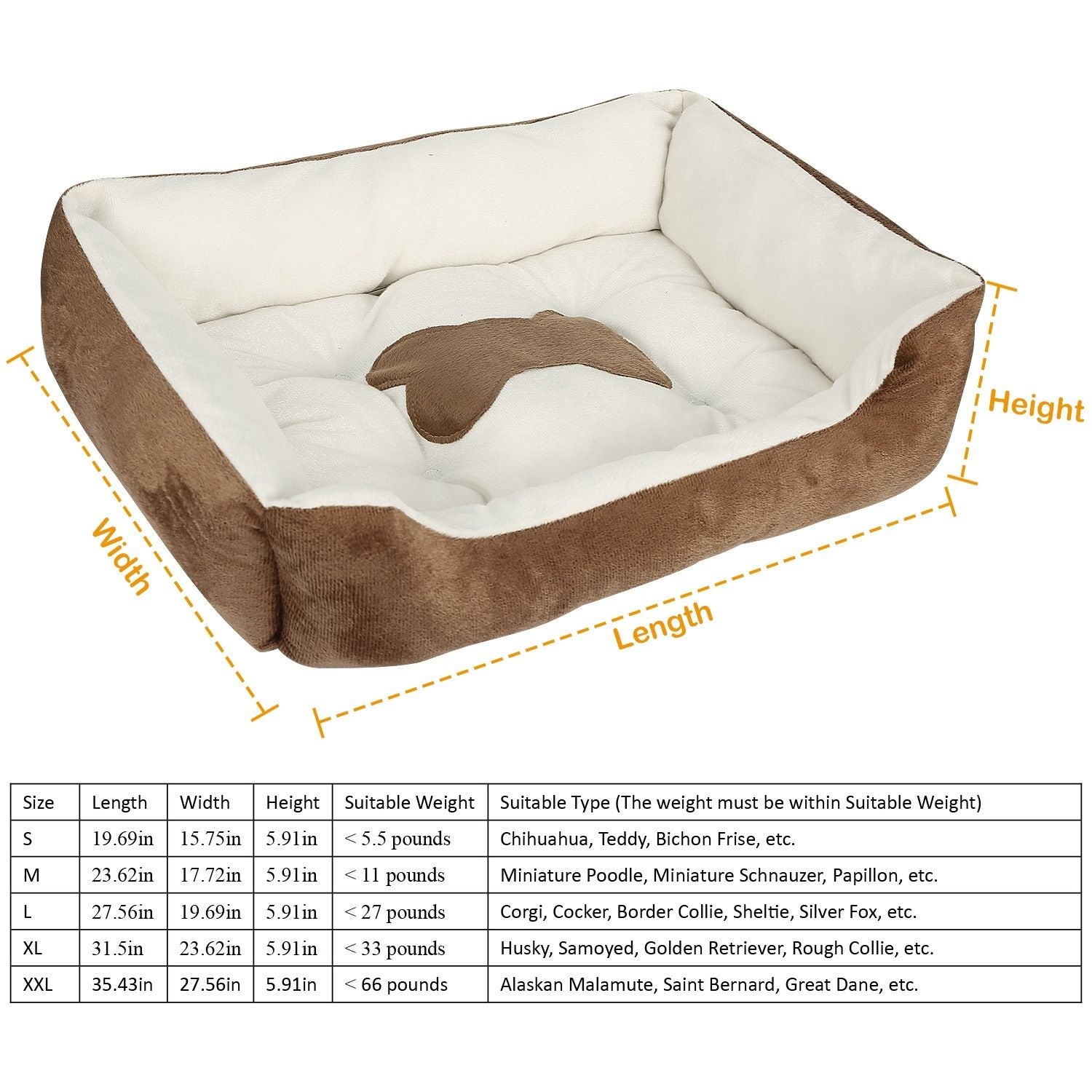 Pet Dog Bed Soft Warm Fleece Puppy Cat Bed Cozy Nest Sofa Bed Cushion Mat