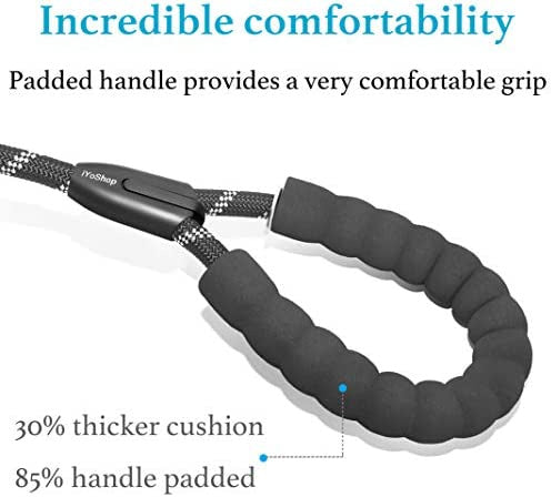Dual Dog Leash with 360 Swivel No Tangle Shock Absorbing Bungee