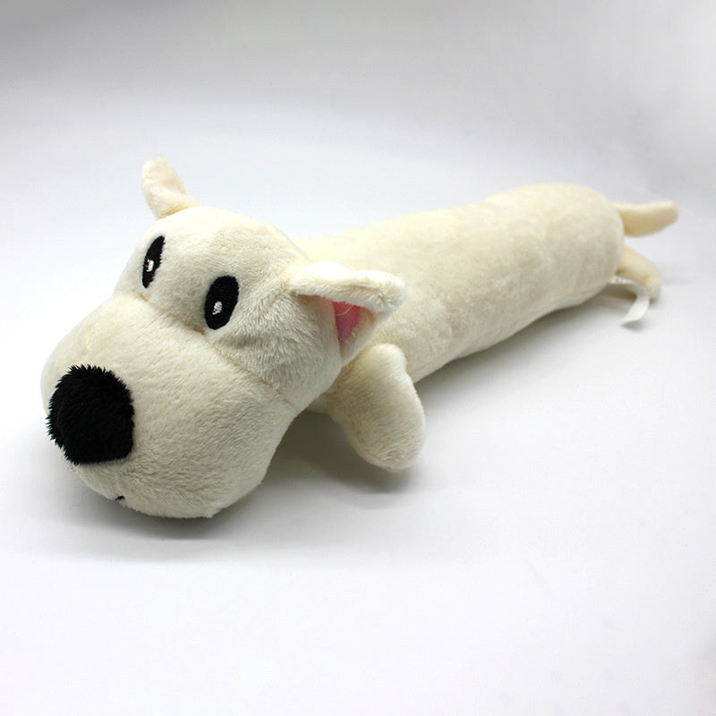 Pet Plush Squeaky Toy for Dogs and Cats Teeth Cleaning Chew Toy