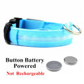 LED Glowing Luminous Adjustable Night Light Pet Safety Collar for Dogs and Cats