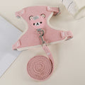 Adjustable Dog and Cat Harness and Leash Set for Small Pets and Kittens
