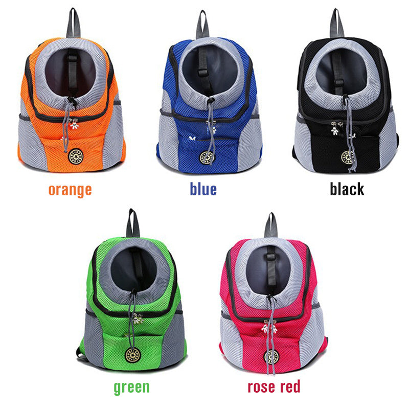 Pet Dog Carrier Double Shoulder Portable Travel Backpack Travel Set