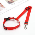 Two-in-one Pet Car Seat Belt Nylon Lead Leash Backseat Safety Belt