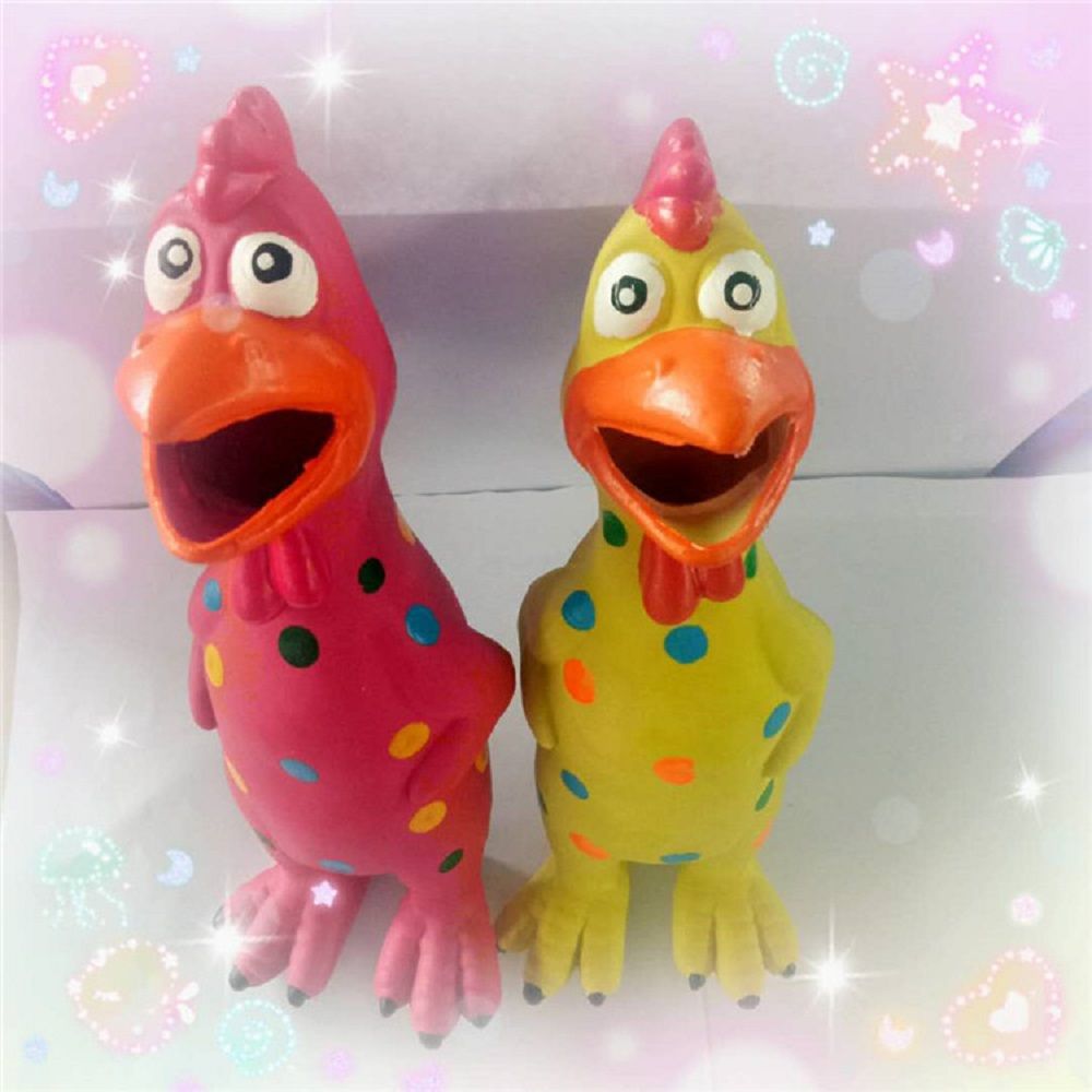 Pet Dog Screaming Chicken Squeeze Sound Toy - Bite Resistant Chew Toy