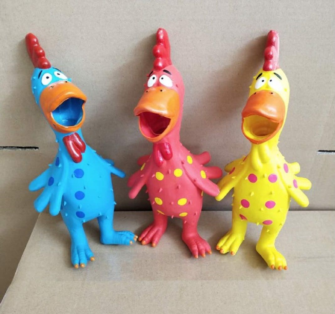 Pet Dog Screaming Chicken Squeeze Sound Toy - Bite Resistant Chew Toy