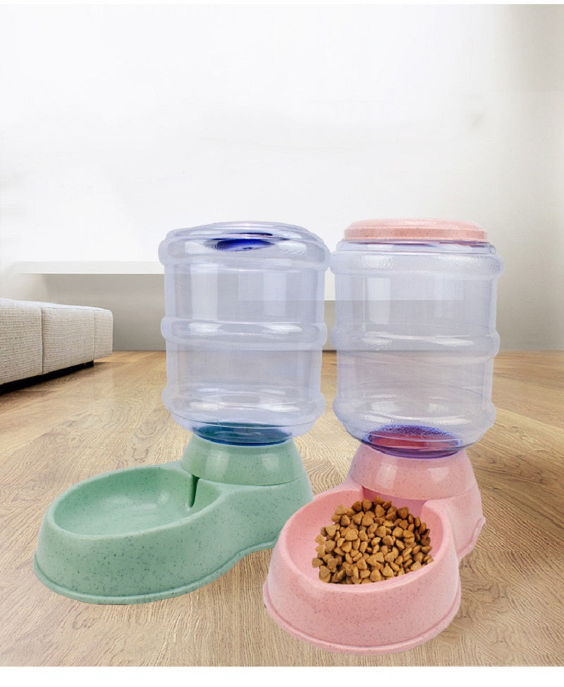 Pet Feeder - Self-Dispensing Feeding Bowl Automatic Gravity Container