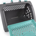 Pet Foldable Travel Cat Carrier - Front Door Collapsible Plastic Lightweight Carrier