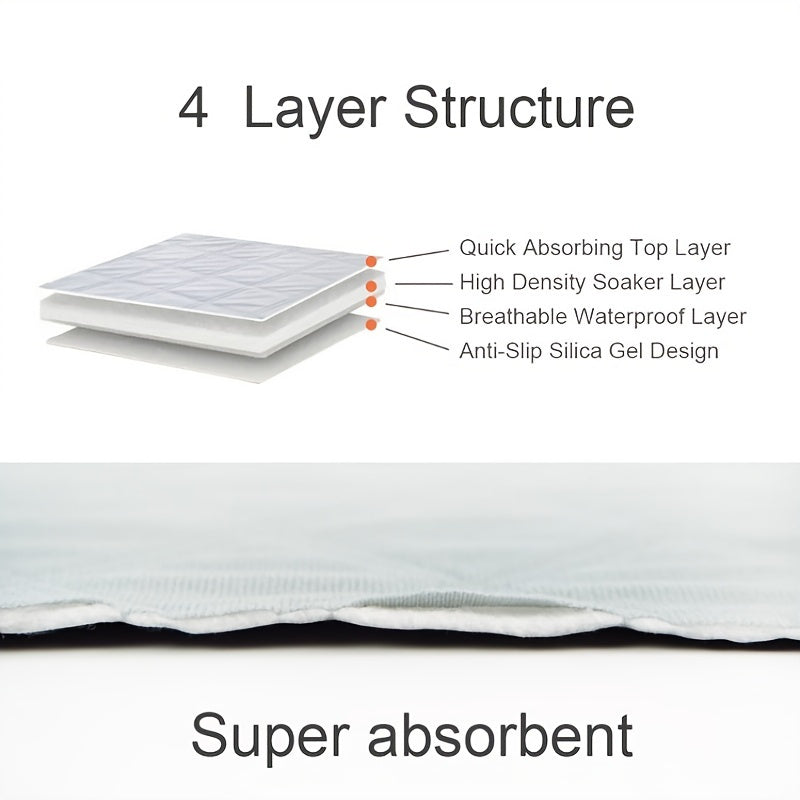 Non-Slip Waterproof Non-Wet-Dog Diaper Pad