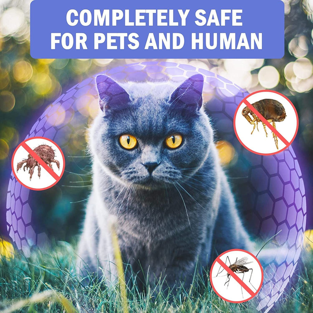 Flea & Tick Collar for Dogs & Cats; 2 Pack; 14 Months