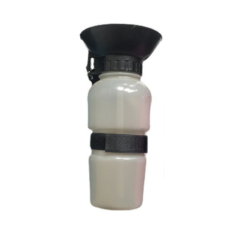 1pc Plastic Dog & Cat Water Bottle Mug 500ml For Outdoor Travel
