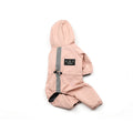 Pet Dog Waterproof Breathable Reflective Raincoat with Light Reflecting Strip