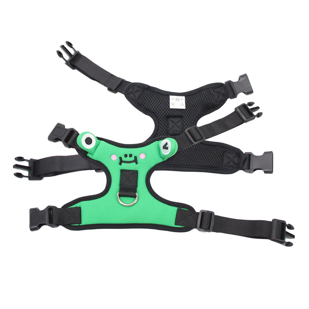 Mesh Breathable Dog Harness Set with Retractable Leash