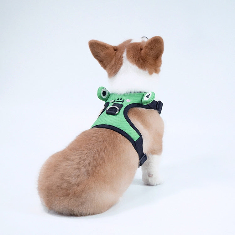 Mesh Breathable Dog Harness Set with Retractable Leash