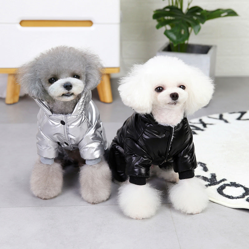 Winter Warm Waterproof Dog Jumpsuit Jacket Coat Yorkie Shih Tzu Poodle Outfits