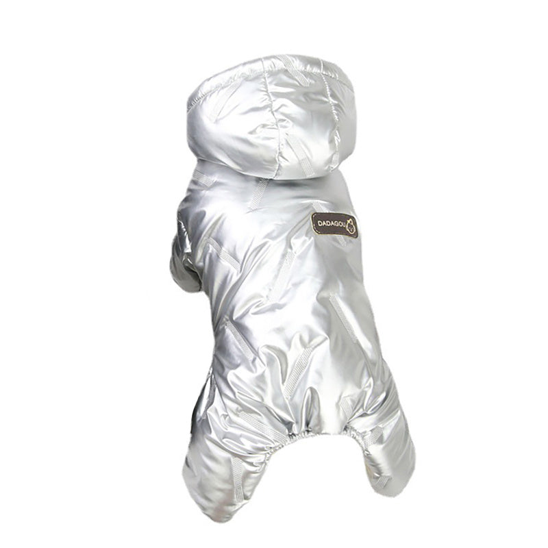 Winter Warm Waterproof Dog Jumpsuit Jacket Coat Yorkie Shih Tzu Poodle Outfits