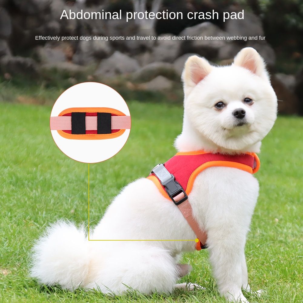 Suede Dog Harness and Leash Set - Reflective Saddle Vest Style Chest Strap Wholesale