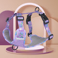 Reflective Explosion-Proof Dog Chest Strap Vest Harness with Traction Rope