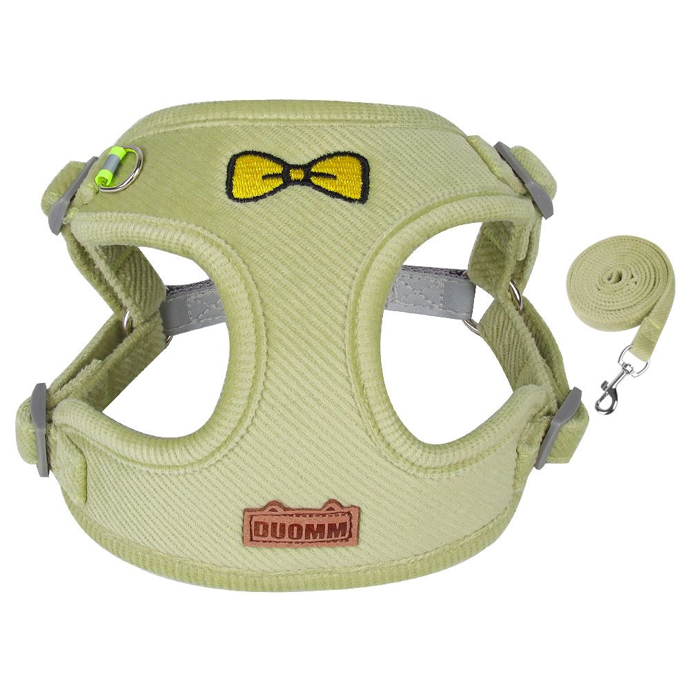 Dog Harnesses and Dog Leash Set; Pet Traction Rope Vest Chest Strap Reflective Walking Rope Wholesale