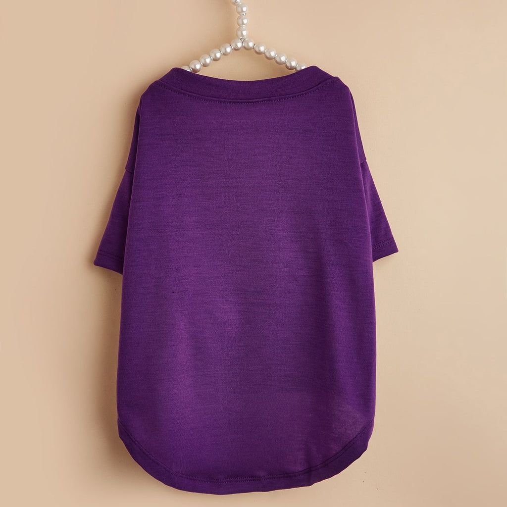 Letter Pattern Breathable Pet T-Shirts for Dogs & Cats