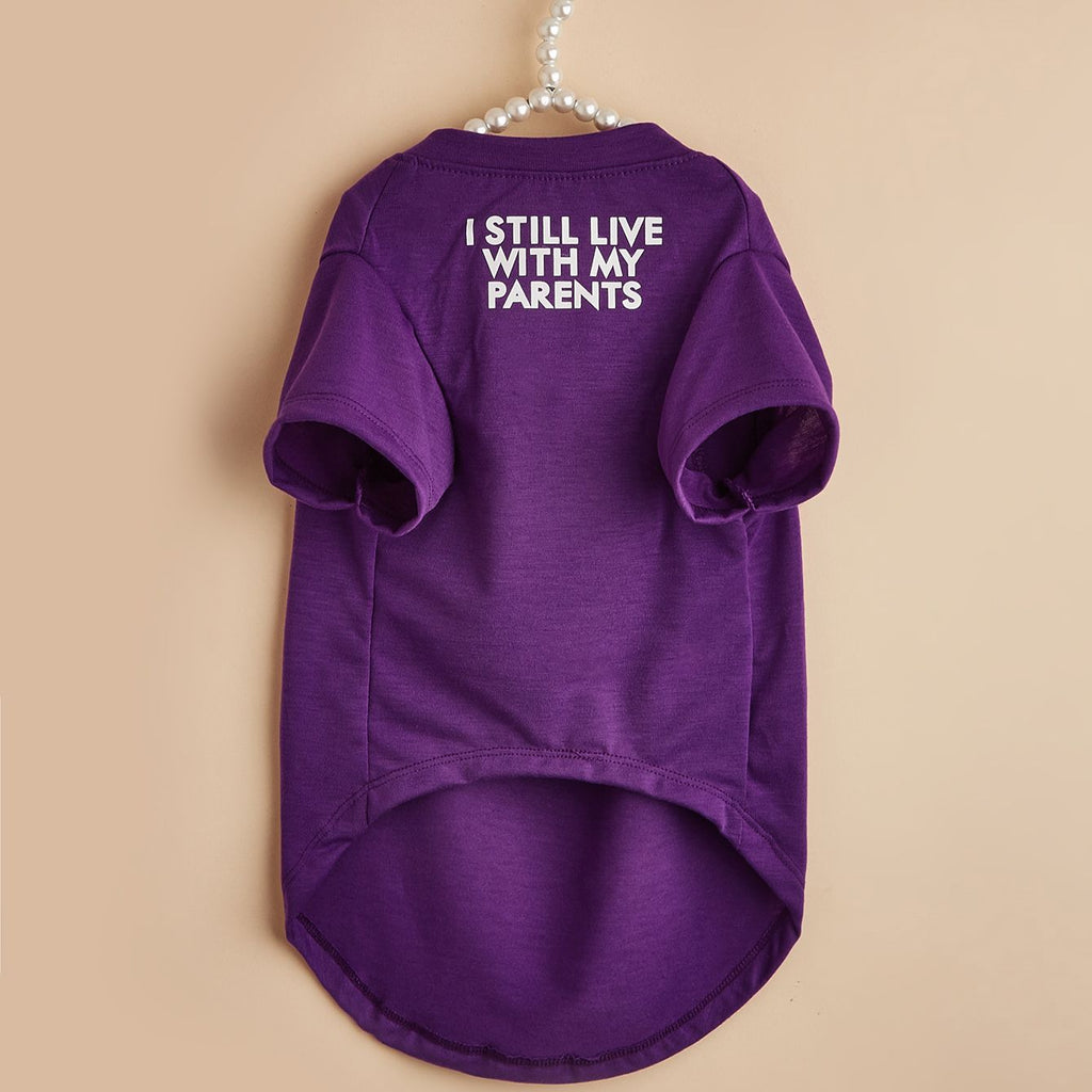 Letter Pattern Breathable Pet T-Shirts for Dogs & Cats