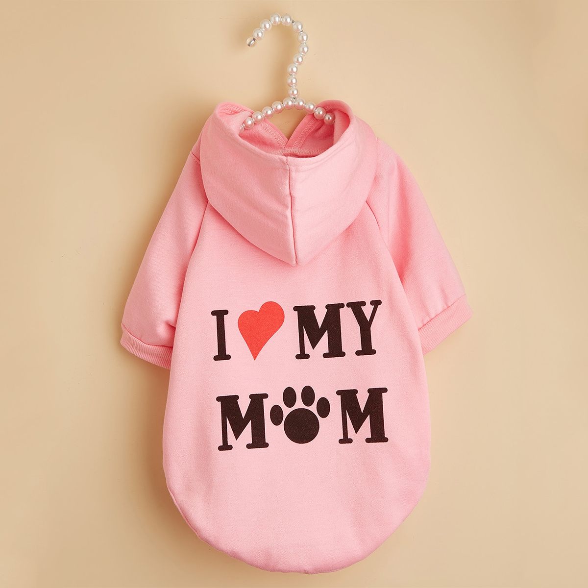 I Love My Mom Pet Hoodie Dog & Cat Apparel