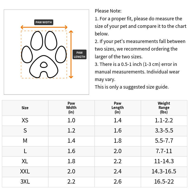 4pcs Waterproof Pet Dog Shoes Anti-slip Boots Puppy Cat Socks Botas