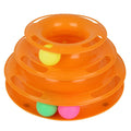 Pet Cat Crazy Ball Disk Interactive Toys Amusement Plate Trilaminar