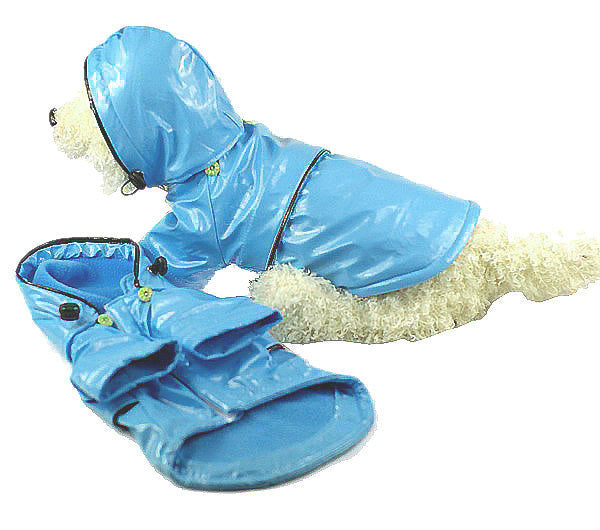 Pvc Waterproof Adjustable Pet Raincoat