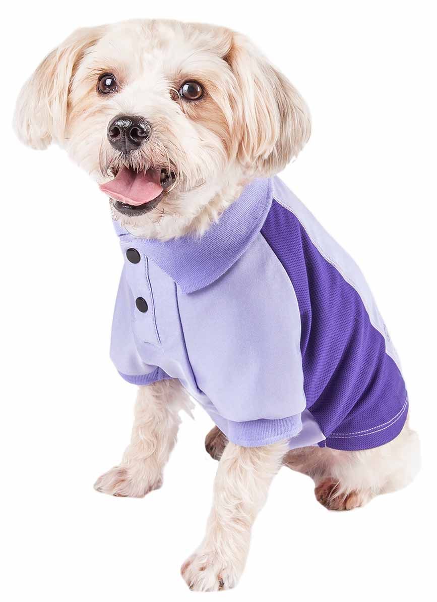 Pet Life Active 'Barko Pawlo' Relax-Stretch Wick-Proof Performance Dog Polo