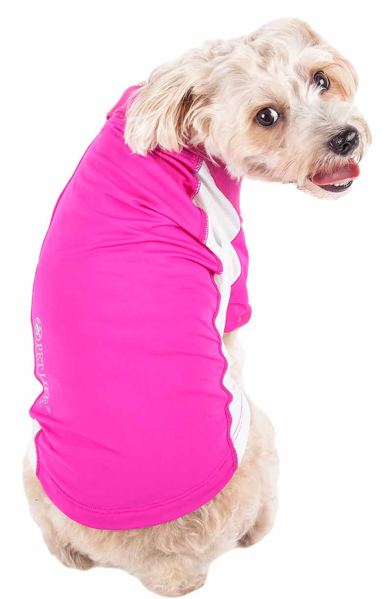 Pet Life Active 'Barko Pawlo' Relax-Stretch Wick-Proof Performance Dog Polo