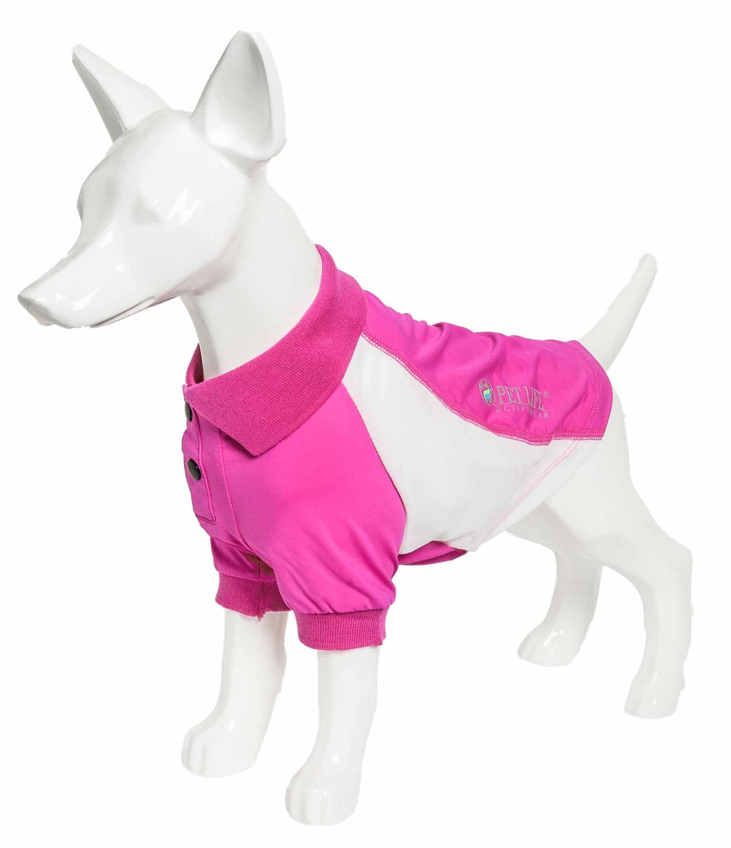 Pet Life Active 'Barko Pawlo' Relax-Stretch Wick-Proof Performance Dog Polo