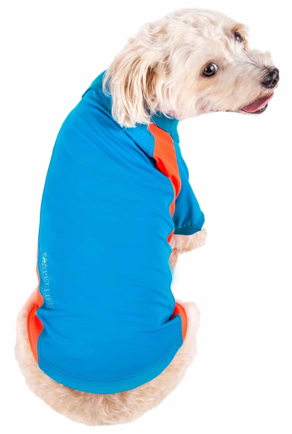 Pet Life Active 'Barko Pawlo' Relax-Stretch Wick-Proof Performance Dog Polo