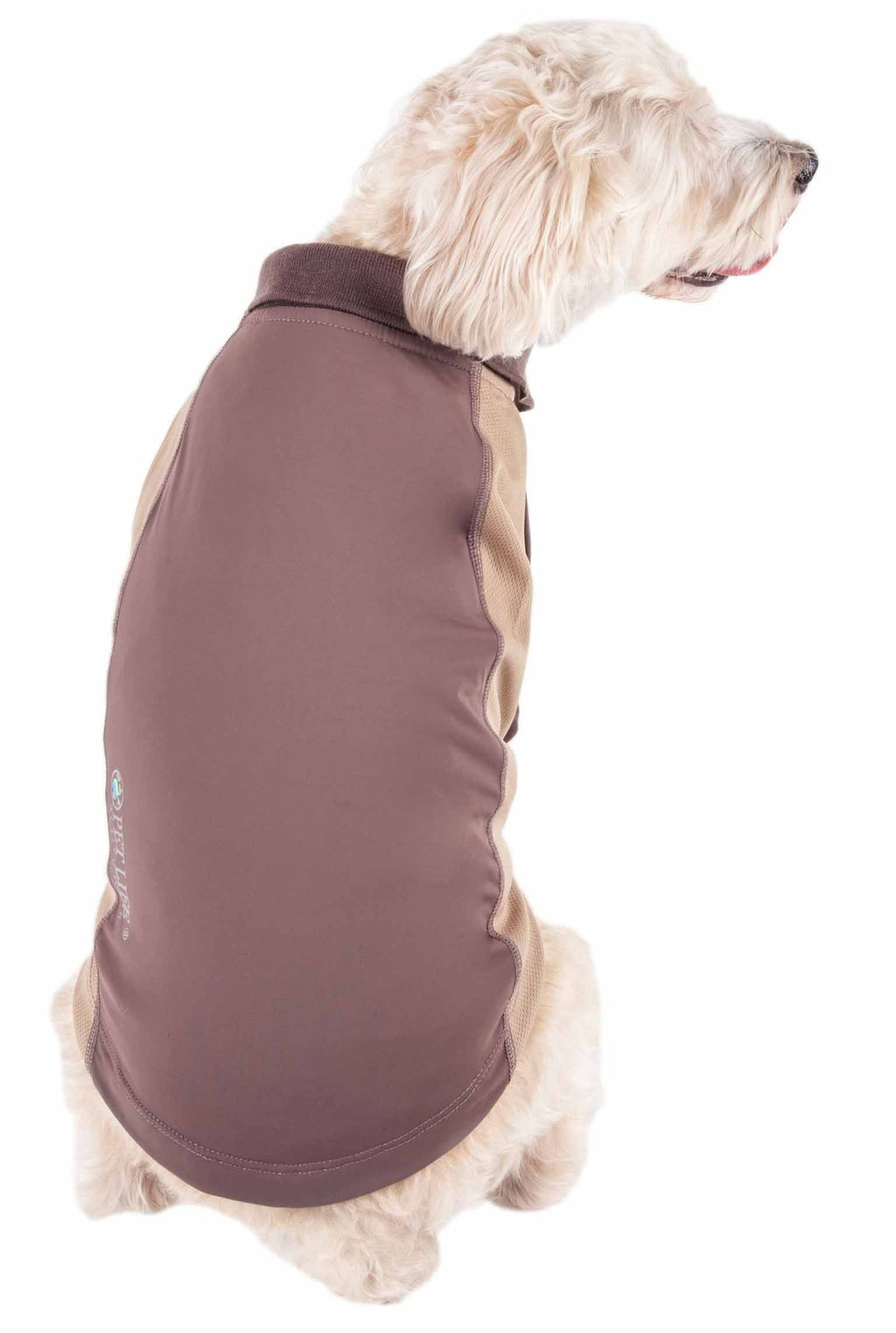 Pet Life Active 'Barko Pawlo' Relax-Stretch Wick-Proof Performance Dog Polo
