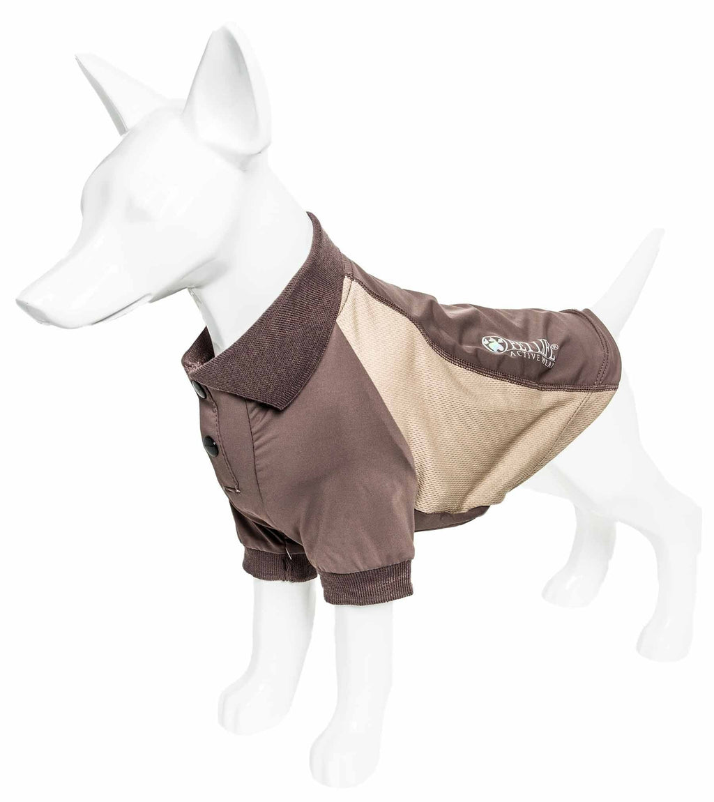 Pet Life Active 'Barko Pawlo' Relax-Stretch Wick-Proof Performance Dog Polo