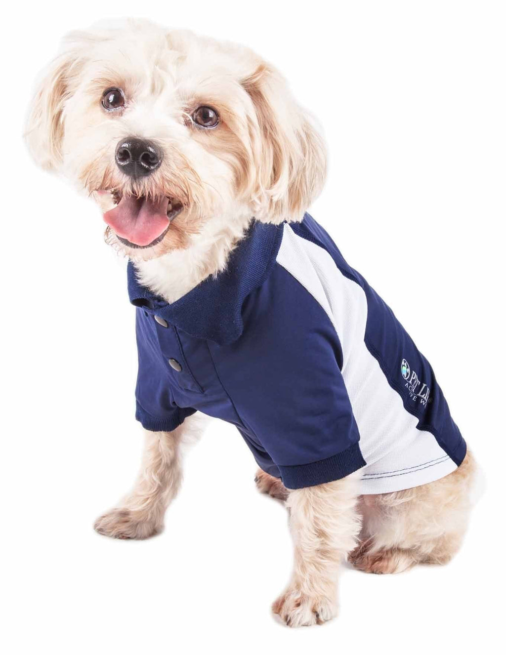 Pet Life Active 'Barko Pawlo' Relax-Stretch Wick-Proof Performance Dog Polo