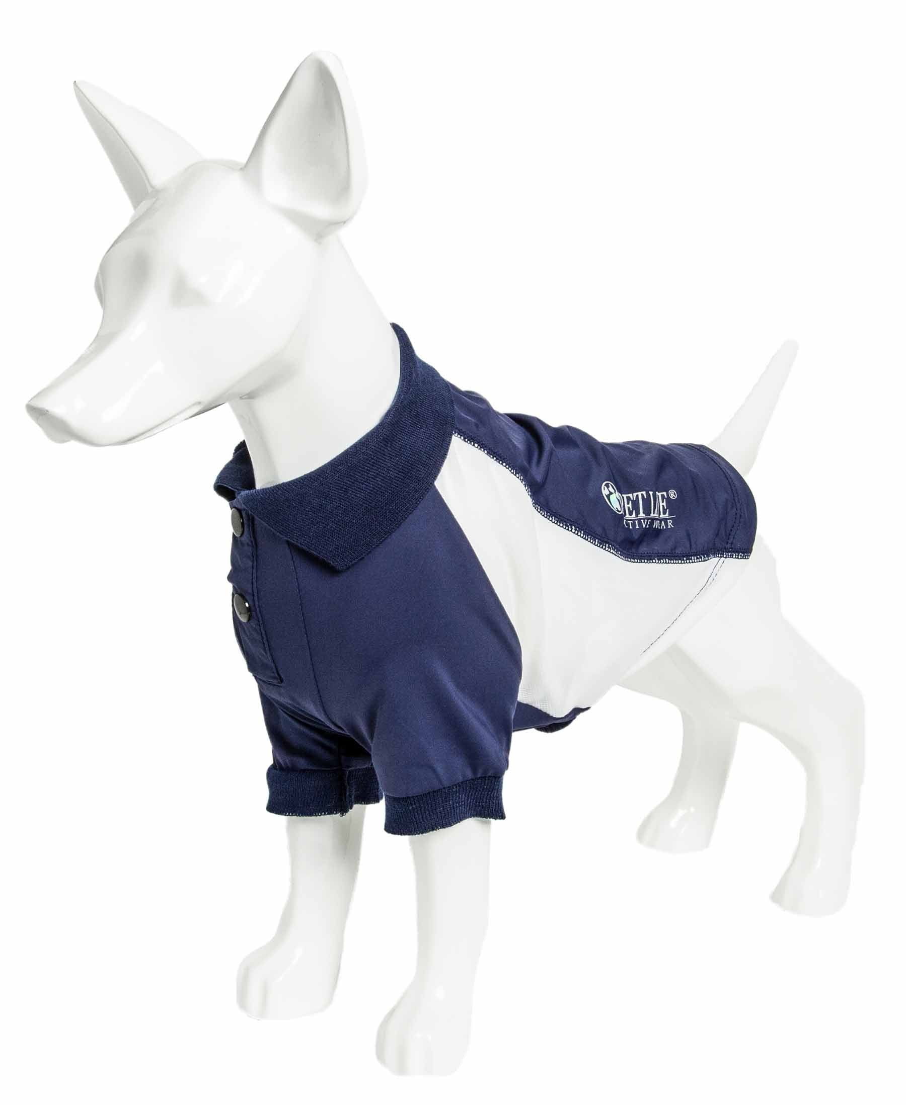 Pet Life Active 'Barko Pawlo' Relax-Stretch Wick-Proof Performance Dog Polo