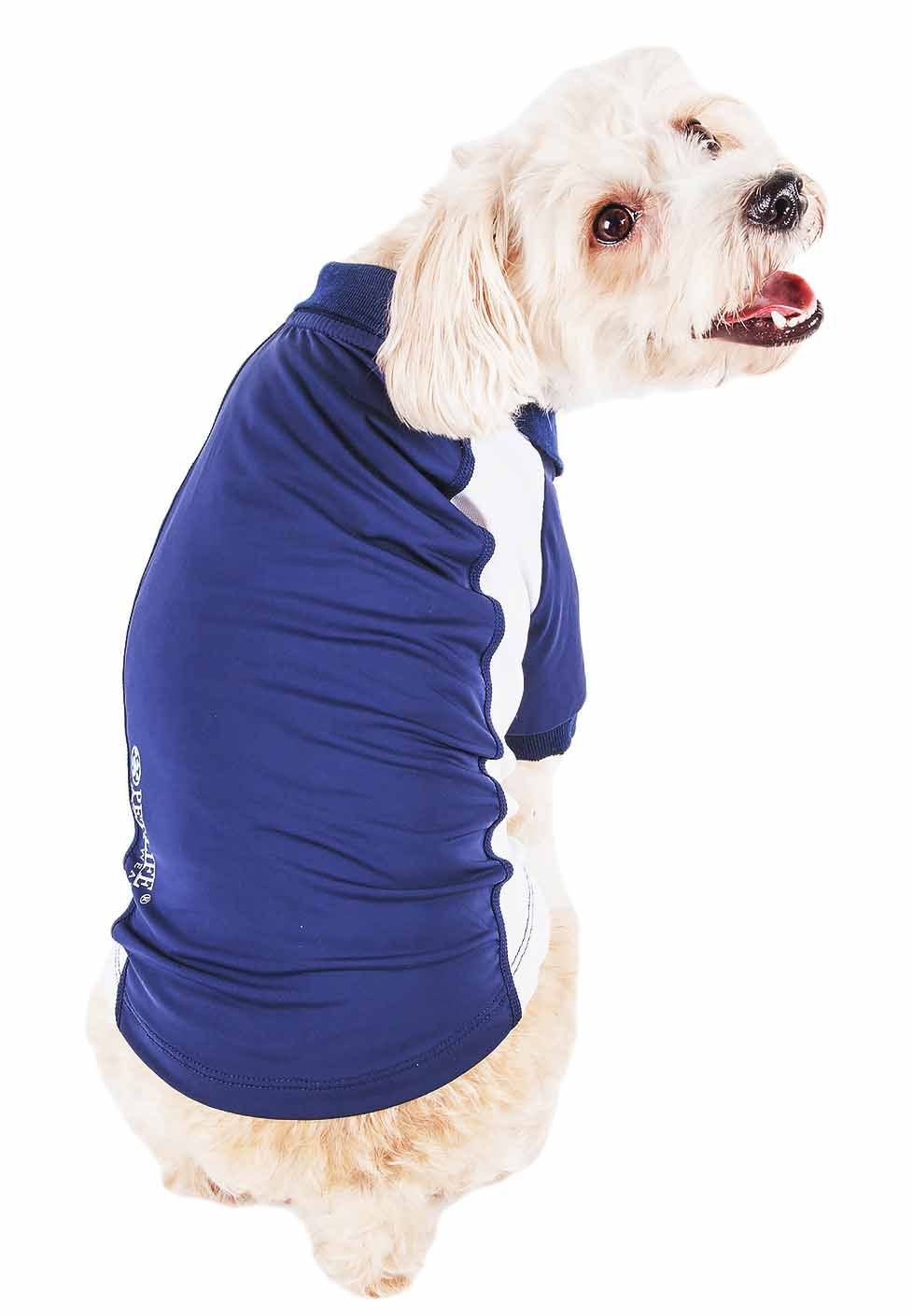 Pet Life Active 'Barko Pawlo' Relax-Stretch Wick-Proof Performance Dog Polo