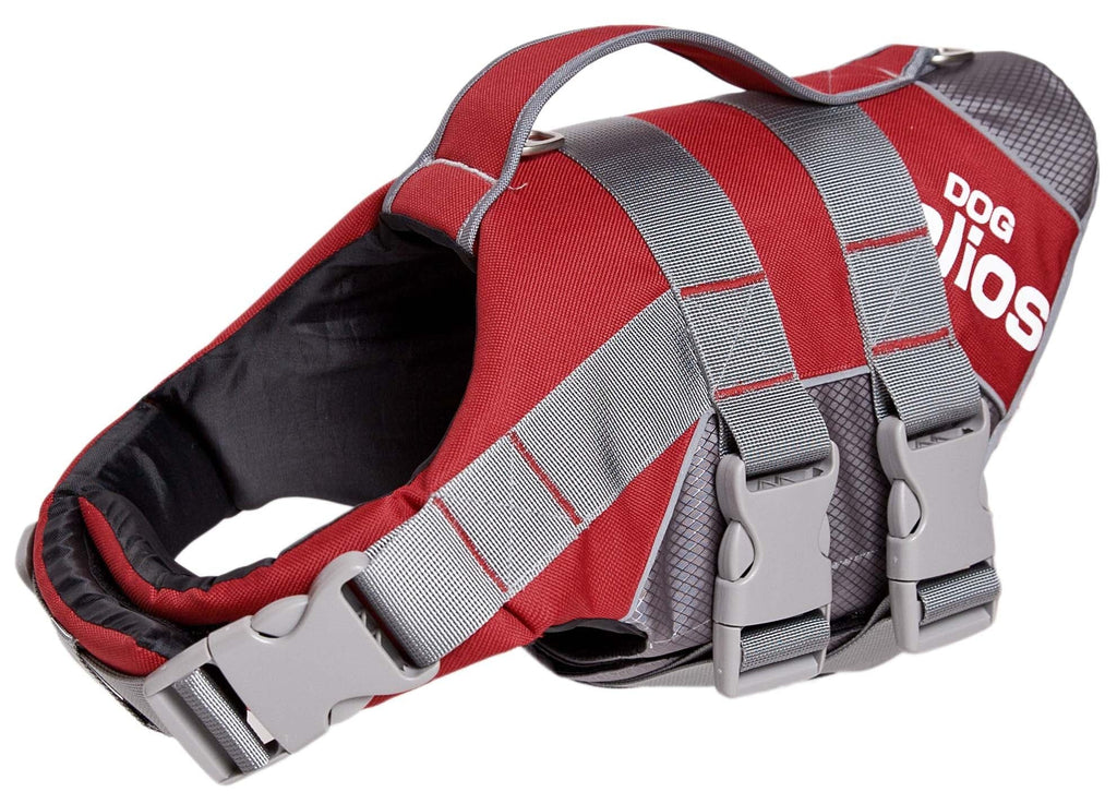 Helios Splash-Explore Outer Performance 3M Reflective and Adjustable Buoyant Dog Harness and Life Jackett