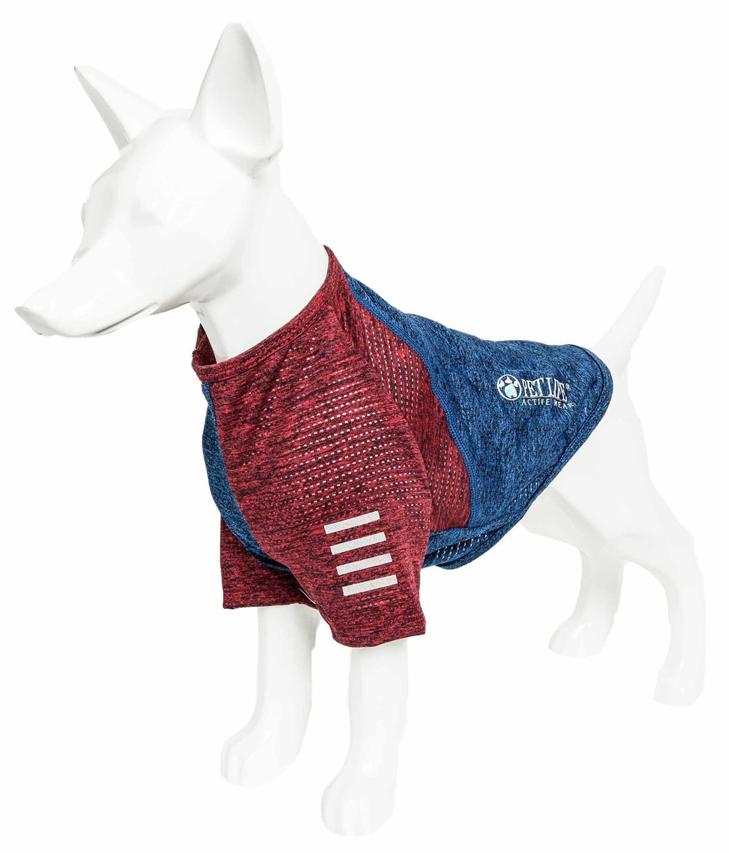 Pet Life Active 'Hybreed' 4-Way Stretch Two-Toned Performance Dog T-Shirt