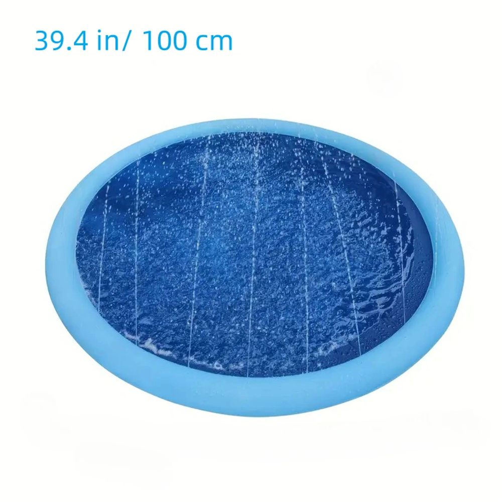 1pc Foldable Pet Spray Thickened Pad Dog Bath Pool Durable Bathing Tub Summer Outdoor Water Toy