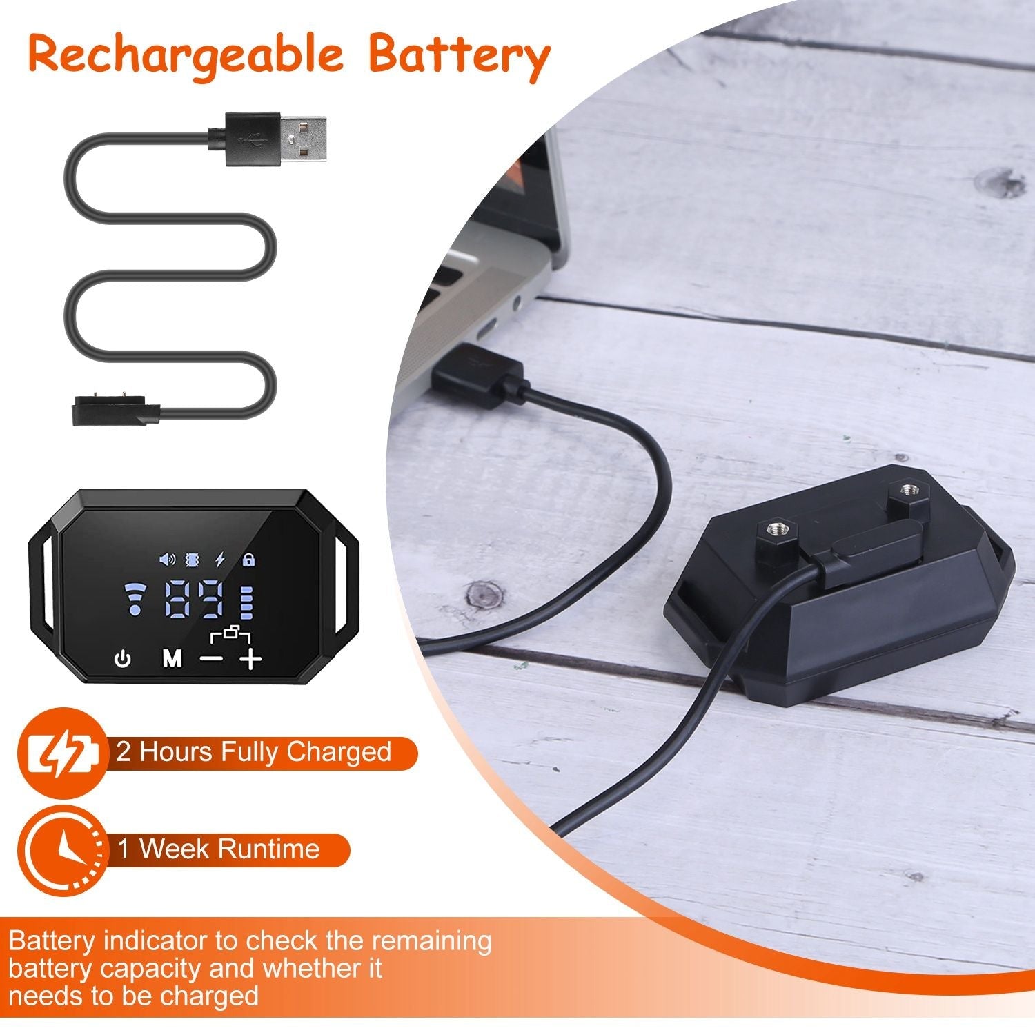 Wireless GPS Dog Fence Rechargeable IPX7 Waterproof Electric Dog Collar 98-328 ft.