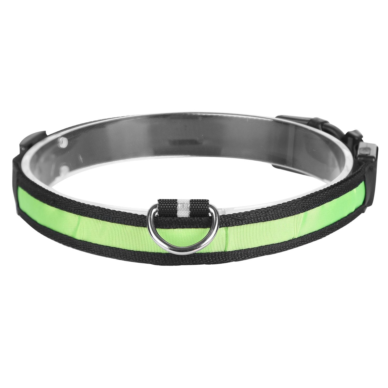 LED Dog Collar USB Rechargeable Adjustable Night Safety Flashing Luminous Light up