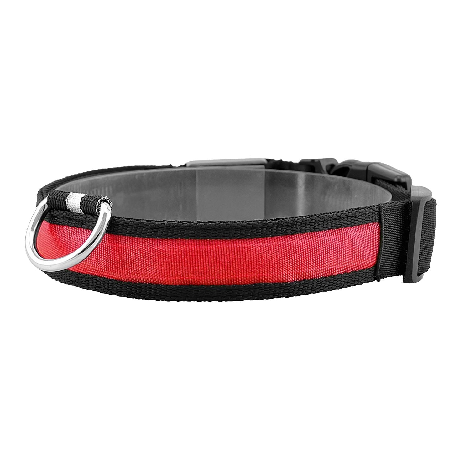 LED Dog Collar USB Rechargeable Adjustable Night Safety Flashing Luminous Light up