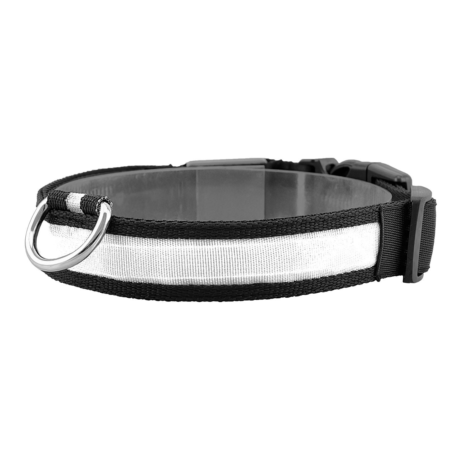 LED Dog Collar USB Rechargeable Adjustable Night Safety Flashing Luminous Light up