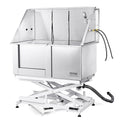 VEVOR 50" Pet Dog Bathing Station Electric Height Adjustment, Professional Stainless