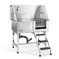 VEVOR Professional Stainless Steel Pet Dog Bathing Station w/ Ramp